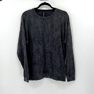 Athleta Studio to Street Sweatshirt - Gray/Charcoal - Medium